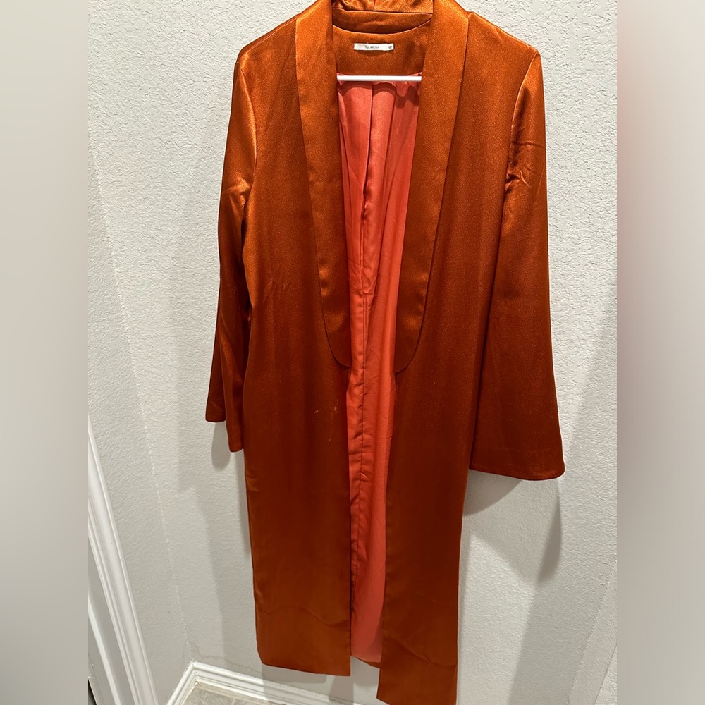 Revolve | Tularosa | Kimono| Flare Cuff Trench Coat | Burnt Orange | Medium
